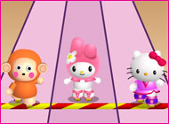 مرحبا كيتي سباق لعبة