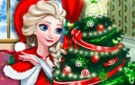 عيد الميلاد إلسا ملكة الثلج لعبة