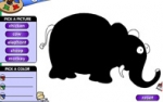 تلوين الفيل  تلوين الحيوانات لعبة
